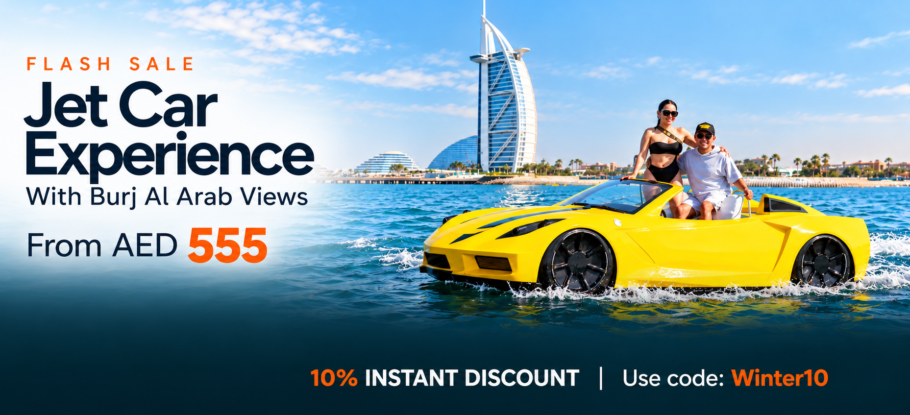 Jet Car Experience With Burj Al Arab Views Dubai