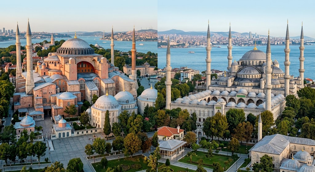 Hagia Sophia vs Blue Mosque: Tickets & Key Differences