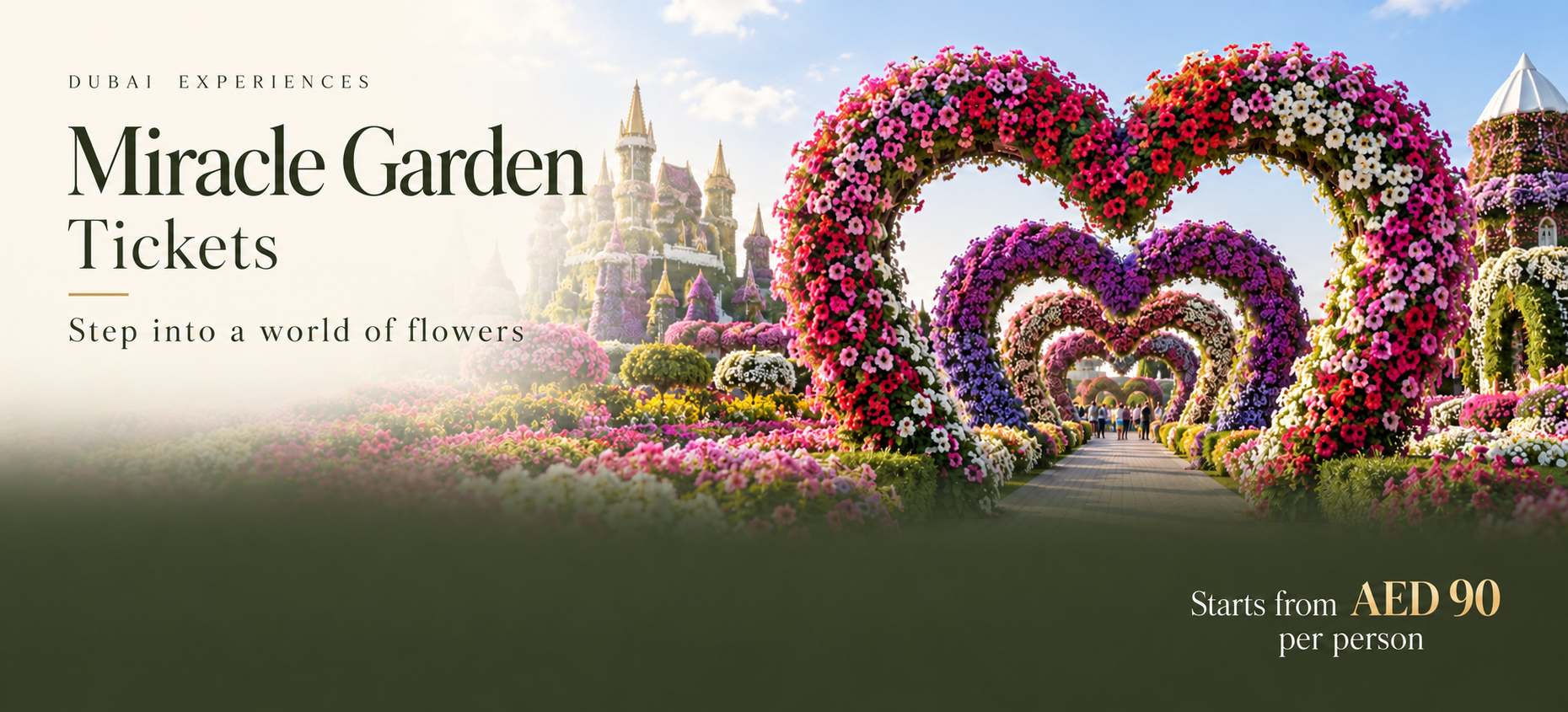 Miracle Garden Dubai - Admission Tickets