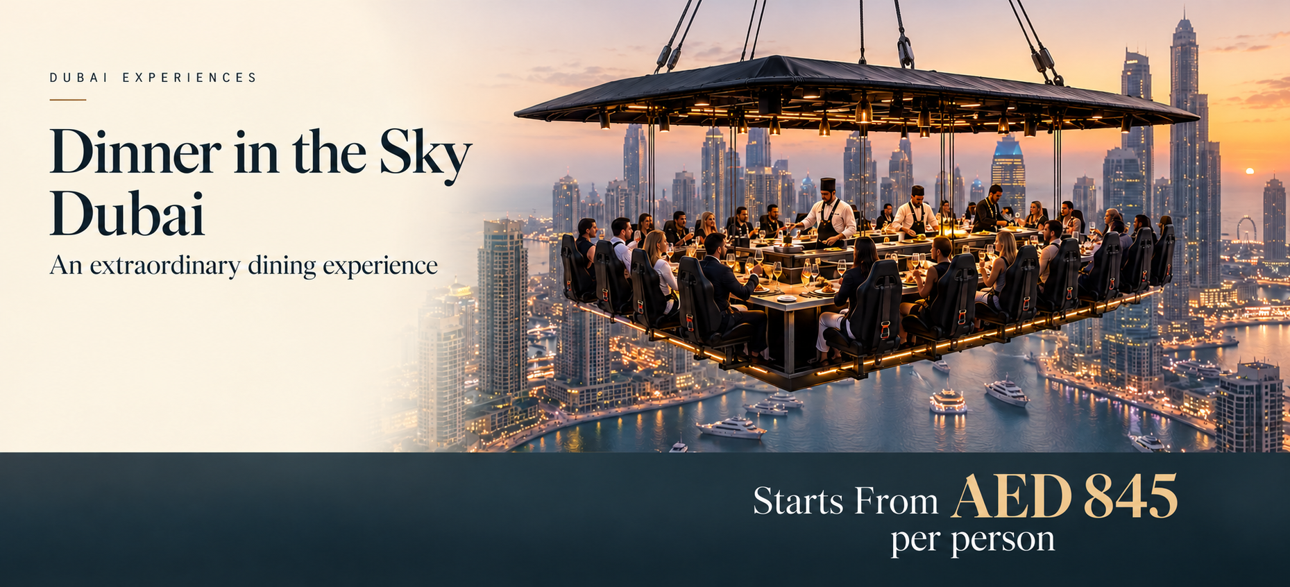 Dinner In Sky Experience Dubai
