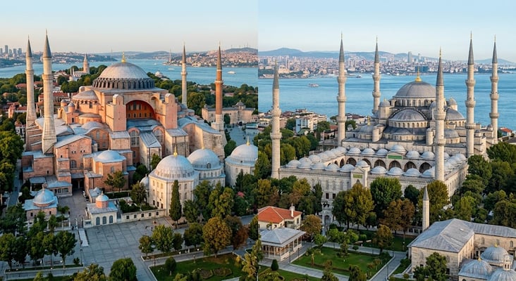 Hagia Sophia vs Blue Mosque: Tickets & Key Differences